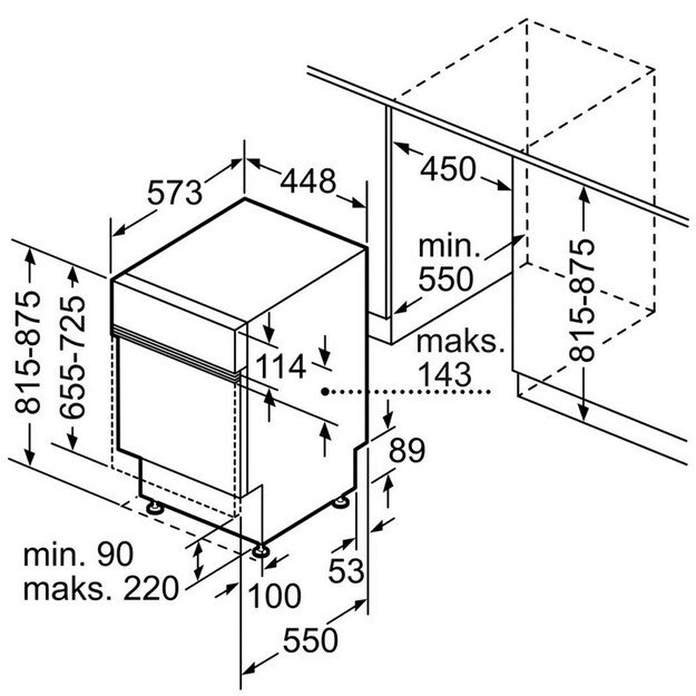 Zmywarka do zabudowy BOSCH SPI2HKS58E