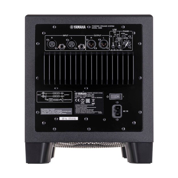 Yamaha HS8S subwoofer Black 150 W