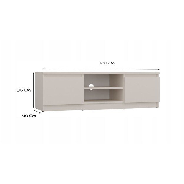 MALWA 120 TV cabinet, cashmere