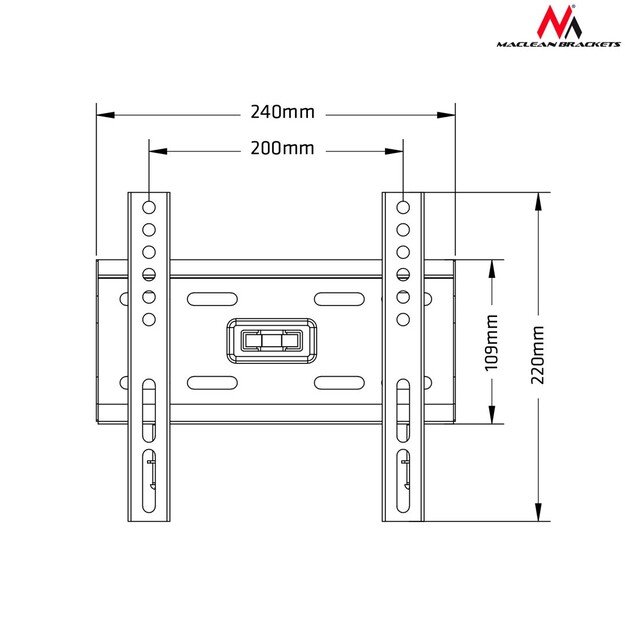 Mount wall for TV Maclean MC-777 (Wall, 13  - 42 , max. 35kg)