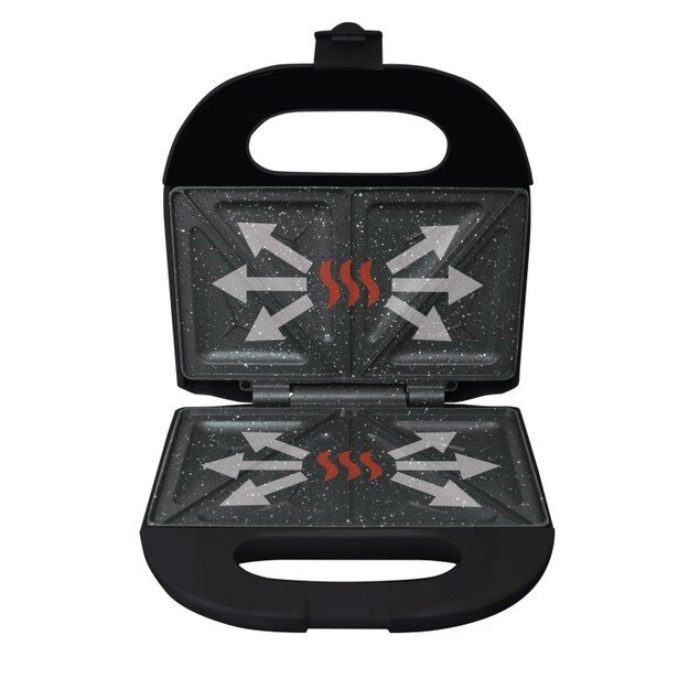 ELDOM Sandwich RUDDY, 750 W, granite slabs 2