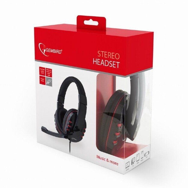 Gembird | Headband | Gaming headset with volume control