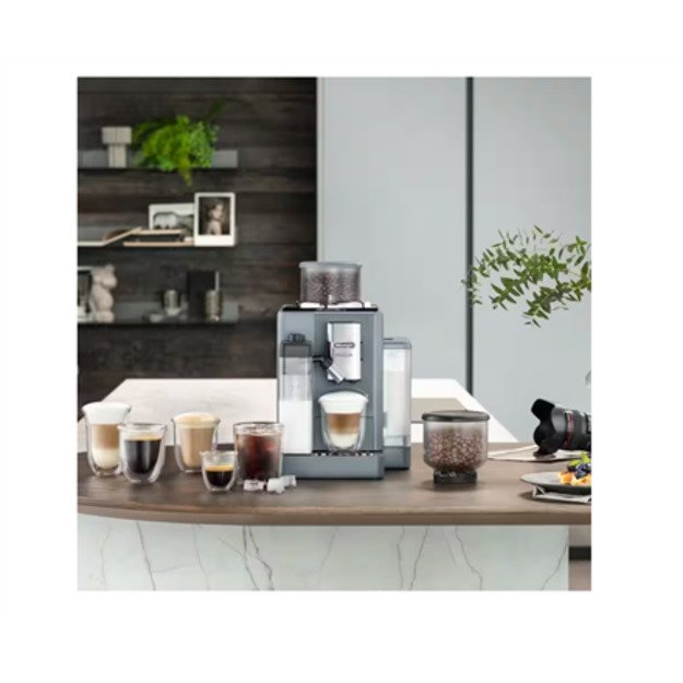 Delonghi Coffee Maker | EXAM440.55.G Rivelia | Pump pressure 19 bar | Built-in milk frother | Automatic | 1450 W | Pebble Grey