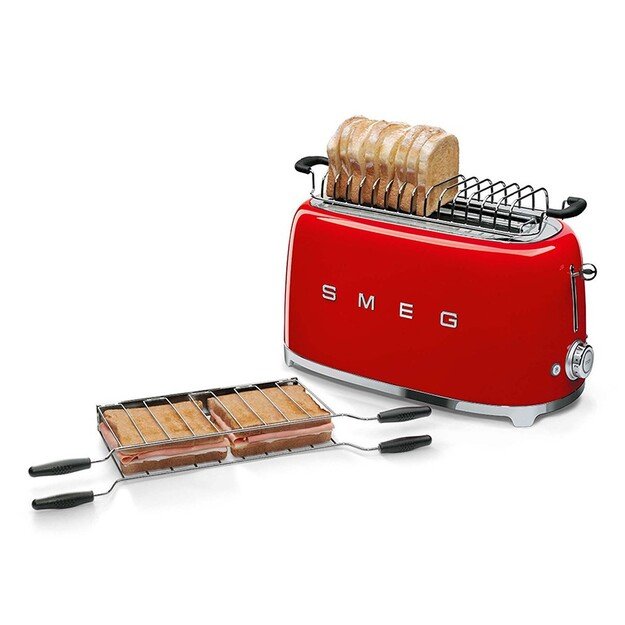 Smeg 50 s Style Toaster TSF02RDEU Red