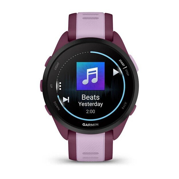 Garmin Forerunner 165 Music 3.05 cm (1.2 ) AMOLED 43 mm Digital 390 x 390 pixels Touchscreen Purple GPS (satellite) 4