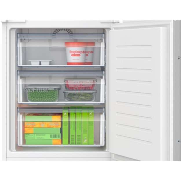 Bosch Serie 2 KIN96NSE0 fridge-freezer Built-in 290 L E White 3