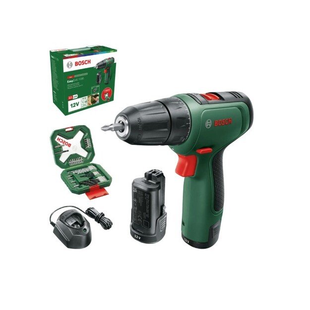 Rinkinys Bosch Easydrill 1200 + 63-vnt., 06039D300B