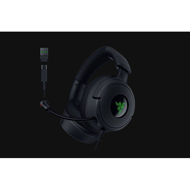 Razer Gaming Headset | Kraken V4 X | Wired | Over-Ear | Microphone | Black
