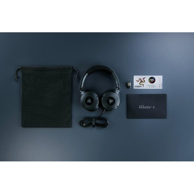Razer Gaming Headset | Kraken V4 X | Wired | Over-Ear | Microphone | Black