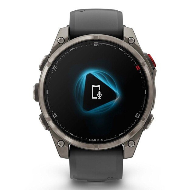 Garmin fēnix 8 Pro 3.56 cm (1.4 ) AMOLED 47 mm Digital 454 x 454 pixels Touchscreen Graphite, Titanium Wi-Fi GPS (satellite)