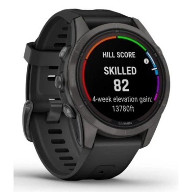 Garmin fēnix 7S Pro 3.05 cm (1.2 ) MIP 42 mm Digital 240 x 240 pixels Touchscreen Black Wi-Fi GPS (satellite) 11