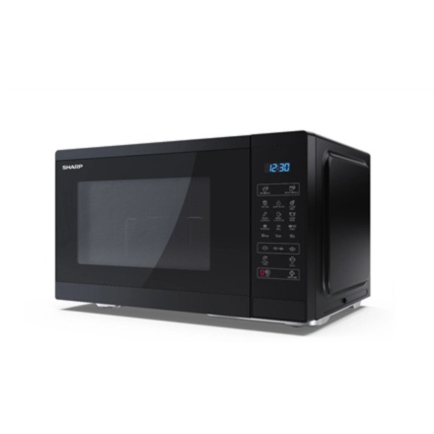 Sharp | Microwave Oven with Grill | YC-MG252AE-B | Free standing | 25 L | 900 W | Grill | Black