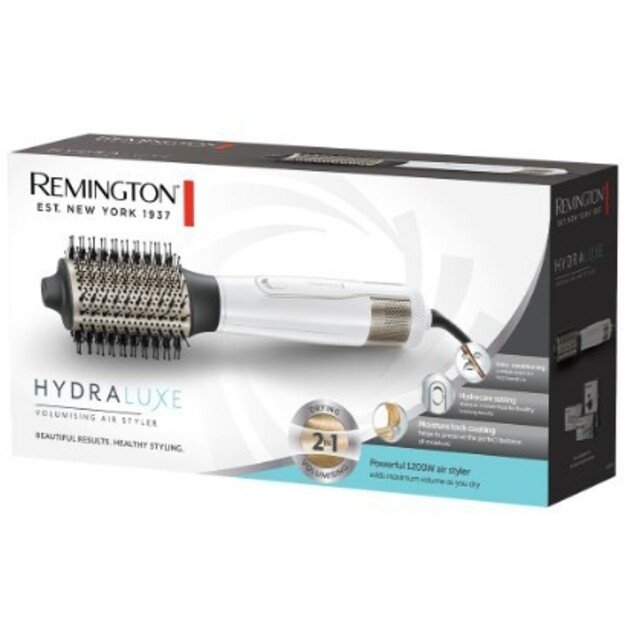 Remington AS8901 hair styling tool Hot air brush Warm Black, Rose gold, White 1200 W