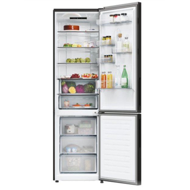 Candy Refrigerator | CNCQ2T620EB | Energy efficiency class E | Free standing | Combi | Height 205 cm | No Frost system | Fridge