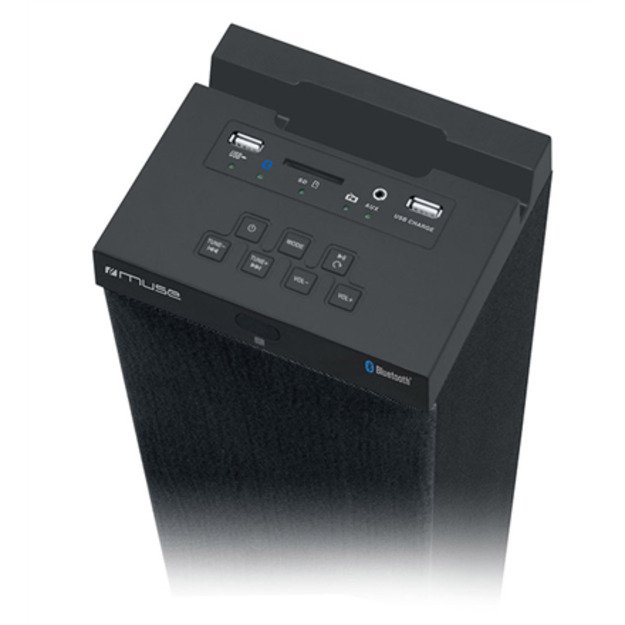 Muse | M-1250BT | 60 W | Bluetooth | Black | Portable | Wireless connection