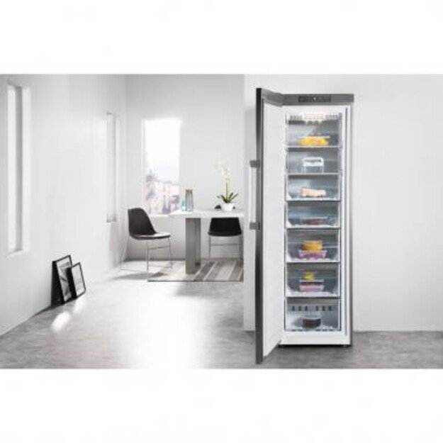 Whirlpool UW8 F2Y XBI F 2 freezer Freestanding 263 L E Stainless steel