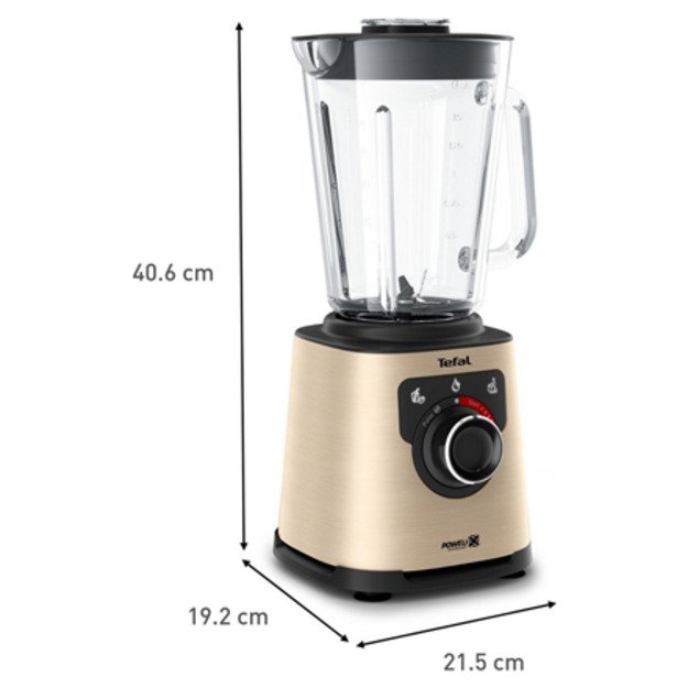 TEFAL | Blender | PerfectMix+ BL871A31 | Tabletop | 1200 W | Jar material Glass | Jar capacity 1.5 L | Ice crushing | Gold