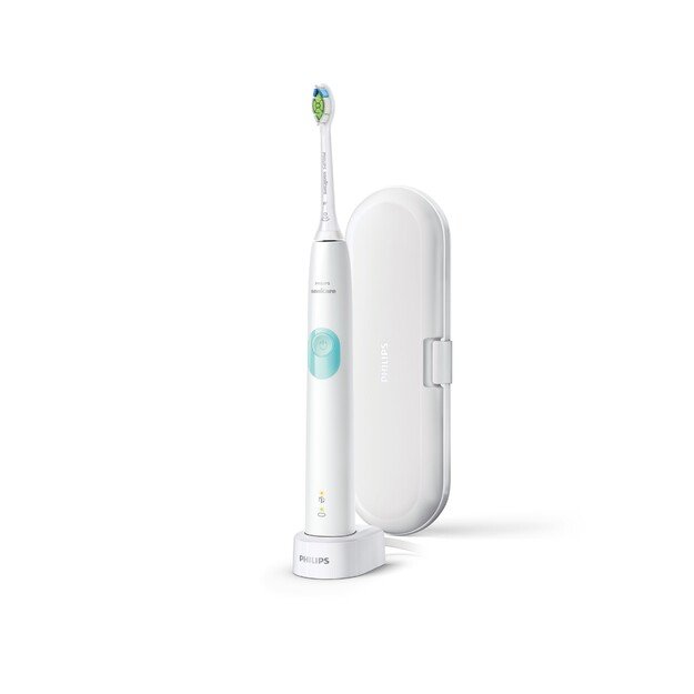 Philips 4300 series HX6807/28 electric toothbrush Adult Sonic toothbrush Mint colour, White