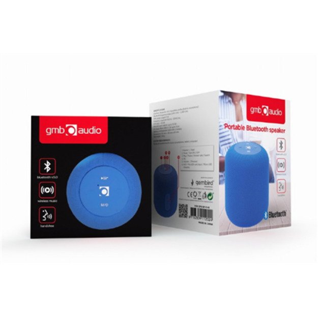 Gembird SPK-BT-15-B portable speaker 5 W Mono portable speaker Blue