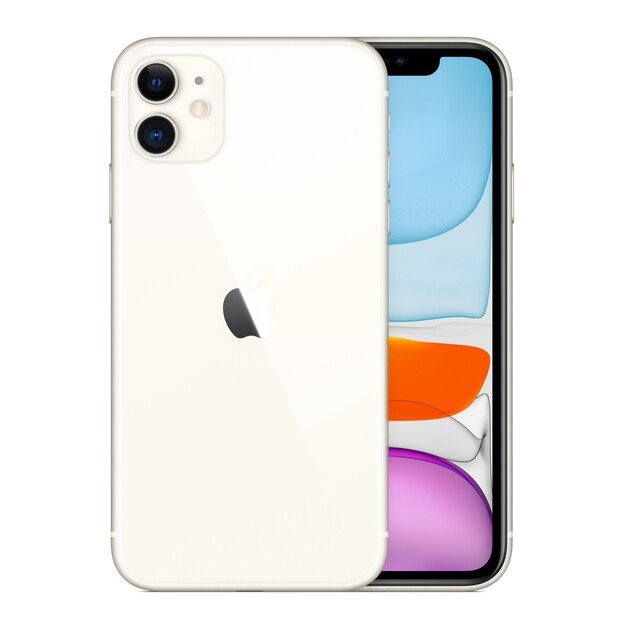 Apple iPhone 11 15.5 cm (6.1 ) Dual SIM iOS 14 4G 64 GB White