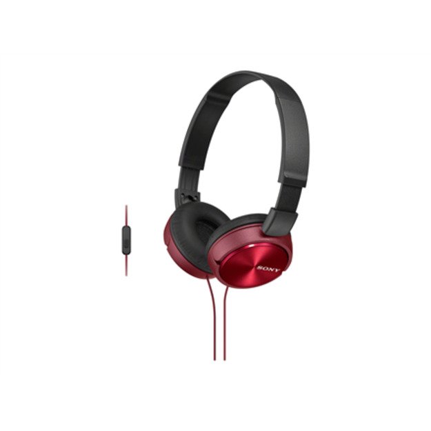 Sony | MDR-ZX310 | Wired | On-Ear | Red