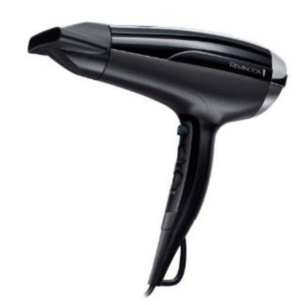 Remington Hair Dryer | D5215 Pro-Air Shine | 2300 W | Number of temperature settings 3 | Ionic function | Diffuser nozzle | Blac