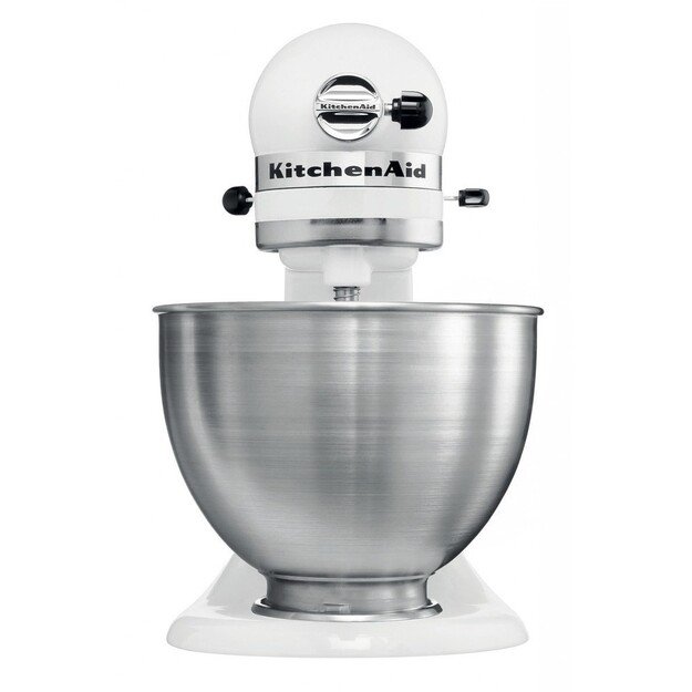 KitchenAid 5K45SSEWH Stand mixer 275 W Metallic, White