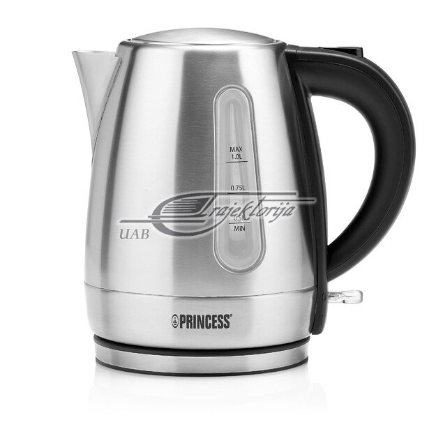 Princess Kettle | 236023 | Electric | 2200 W | 1 L | Stainless Steel | 360° rotational base | Silver