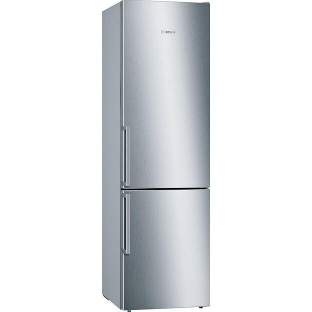 Bosch | Refrigerator | KGE398IBP Series 6 | Energy efficiency class B | Free standing | Combi | Height 201 cm | Fridge net capac