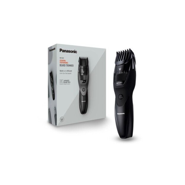 Panasonic | Beard Trimmer | ER-GB43-K503 | Cordless | Wet & Dry | Number of length steps 19 | Step precise 0.5 mm | Black