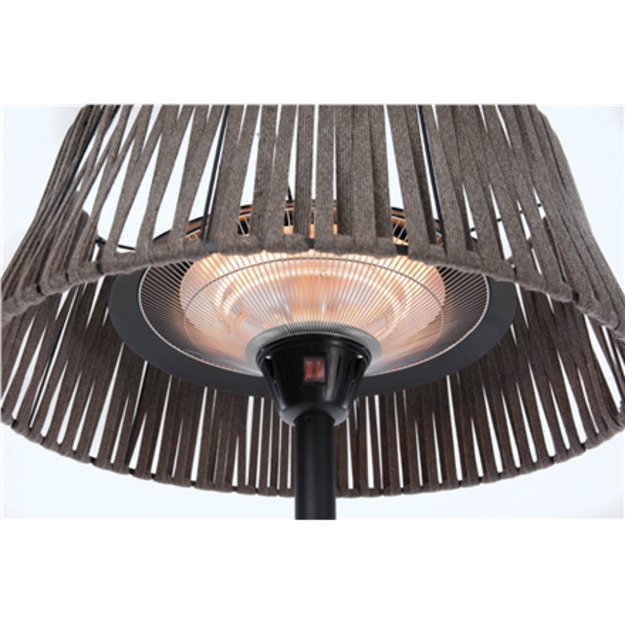 SUNRED | Heater | ARTIX M-SO BROWN, Corda Bright Standing | Infrared | 2100 W | Brown | IP44