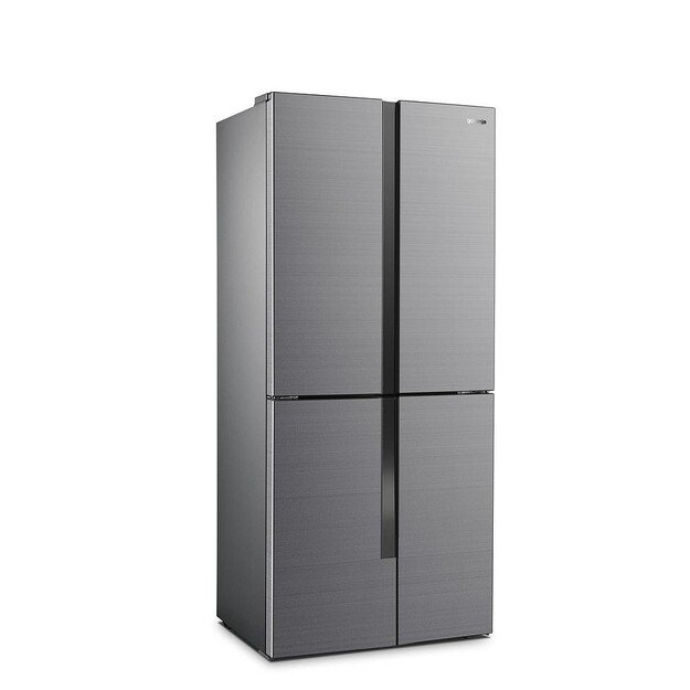 Gorenje Refrigerator | NRM8182MX | Energy efficiency class E | Free standing | Side by side | Height 181.6 cm | No Frost system