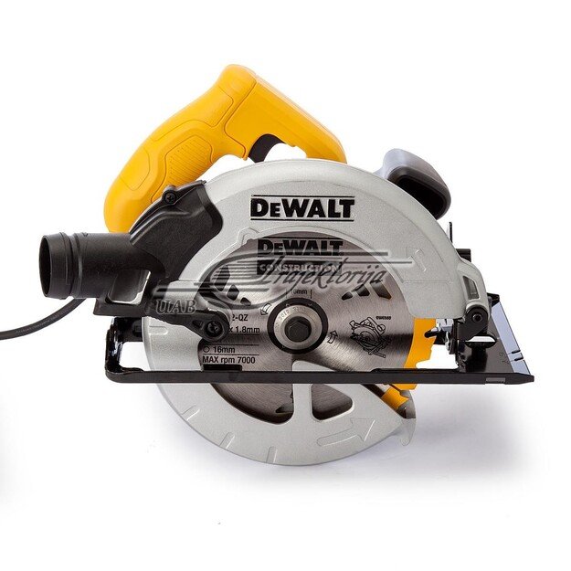 Diskinis pjūklas 1350W 184/16mm DEWALT