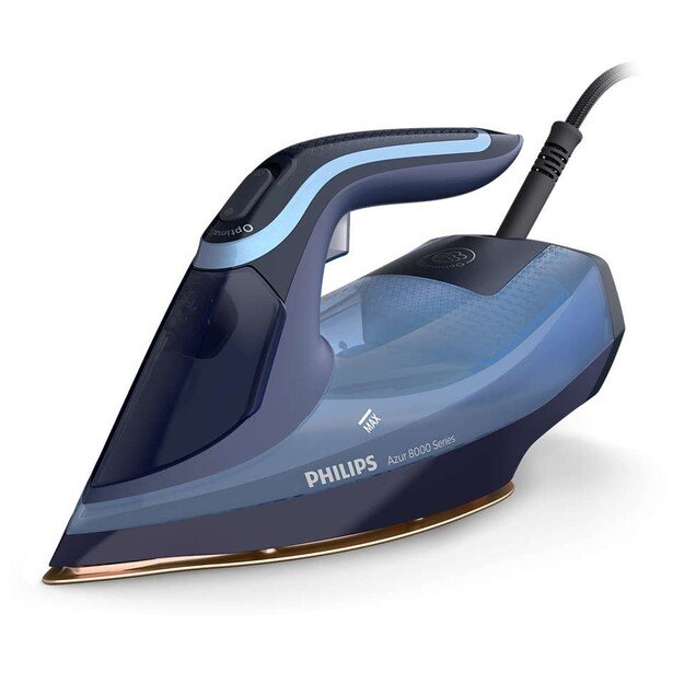 Philips DST8020/20 iron Steam iron SteamGlide Elite soleplate 3000 W Blue