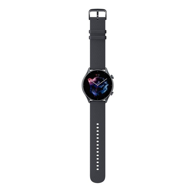 Amazfit GTR 3 Pro 3.68 cm (1.45 ) AMOLED 46 mm Digital 480 x 480 pixels Touchscreen Black Wi-Fi GPS (satellite)