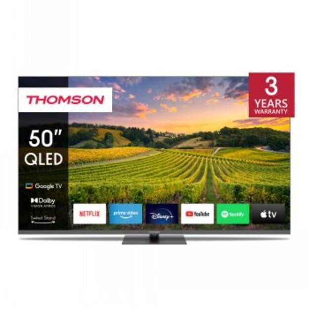 THOMSON 50  QLED UHD GOOGLE SMART TV