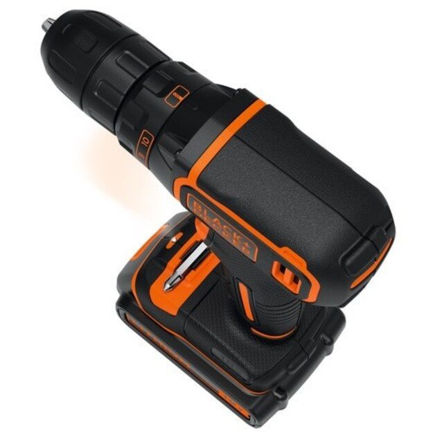 Suktuvas gręžtuvas 18V CDC18BAFC-QW BLACK+DECKER