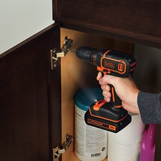 Suktuvas gręžtuvas 18V CDC18BAFC-QW BLACK+DECKER