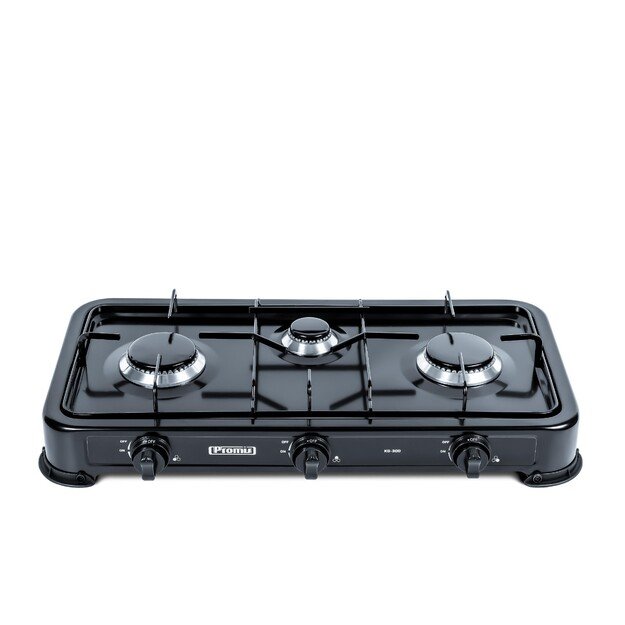 Gas cooker PROMIS KG300 BLACK WITHOUT REDUCER