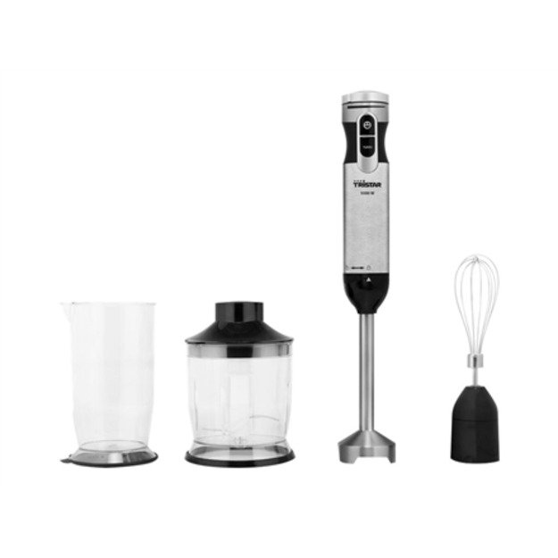 Tristar | Hand Blender Set | 1000 W | Number of speeds 1 | Turbo mode | Stainless Steel/Black