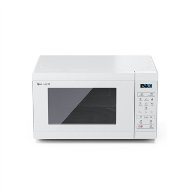 Sharp | Microwave Oven | YC-MS02E-C | Free standing | 800 W | White