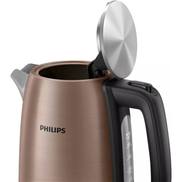 Philips Viva Collection HD9355/92 electric kettle 1.7 L 2060 W Black, Copper