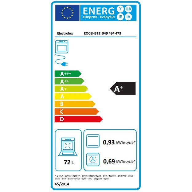 ELECTROLUX EOC8H31Z