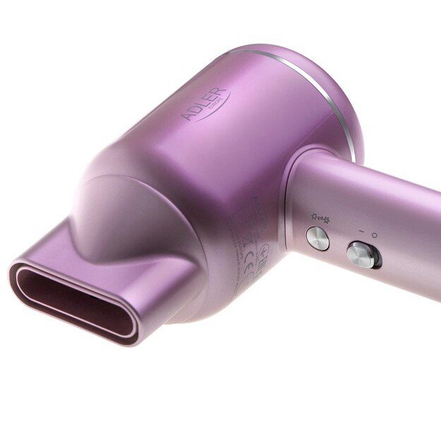 Adler Hair Dryer | AD 2270p SUPERSPEED | 1600 W | Number of temperature settings 3 | Ionic function | Diffuser nozzle | Purple