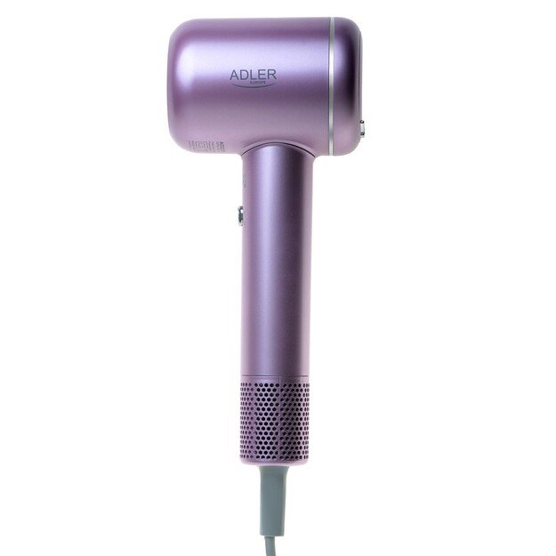 Adler Hair Dryer | AD 2270p SUPERSPEED | 1600 W | Number of temperature settings 3 | Ionic function | Diffuser nozzle | Purple