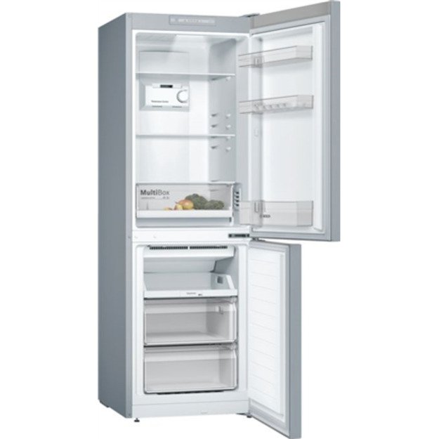 Bosch | KGN33NLEB | Serie 2 Refrigerator | Energy efficiency class E | Free standing | Combi | Height 176 cm | No Frost system |