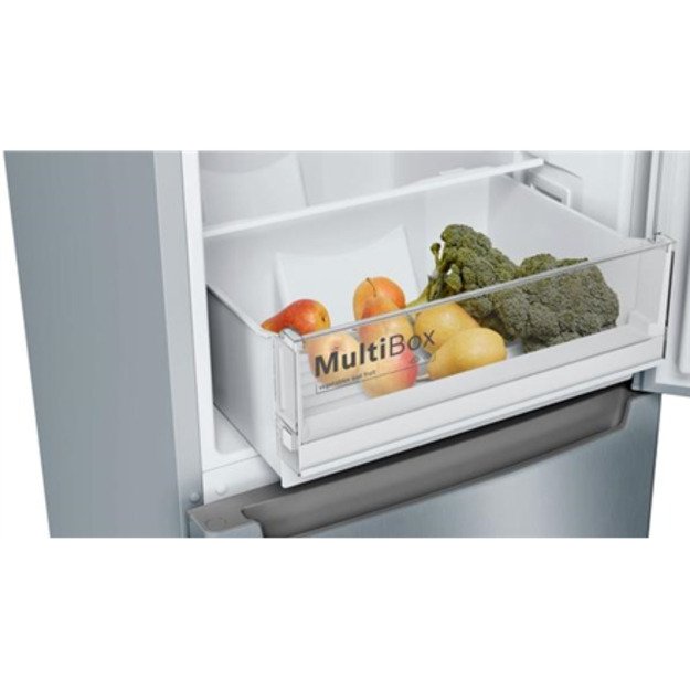 Bosch | KGN33NLEB | Serie 2 Refrigerator | Energy efficiency class E | Free standing | Combi | Height 176 cm | No Frost system |