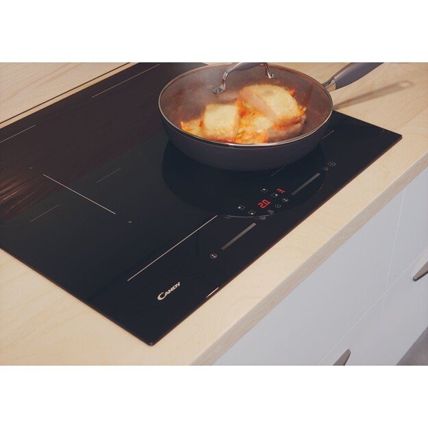 Candy | Hob | CDTP644SC/E1 | Induction | Number of burners/cooking zones 4 | Touch | Timer | Black