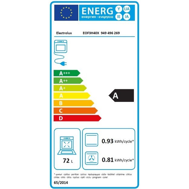 ELECTROLUX EOF3H40X