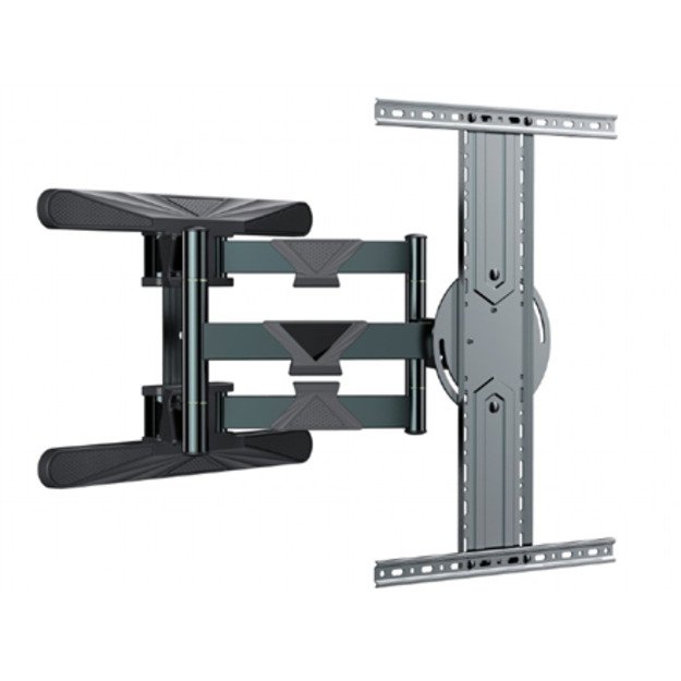 Gembird | Wall mount | WM-80STR-01 | Tilt, swivel, rotate | 40-80   | Maximum weight (capacity) 50 kg | Black